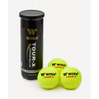 Мяч для большого тенниса, 3шт Wish TOUR-X 830 желто-зеленый
