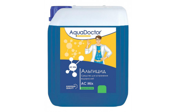 Альгицид, 10л канистра, жидкость для шоковой борьбы с водорослями, бактериями AquaDoctor AQ21870 600_380