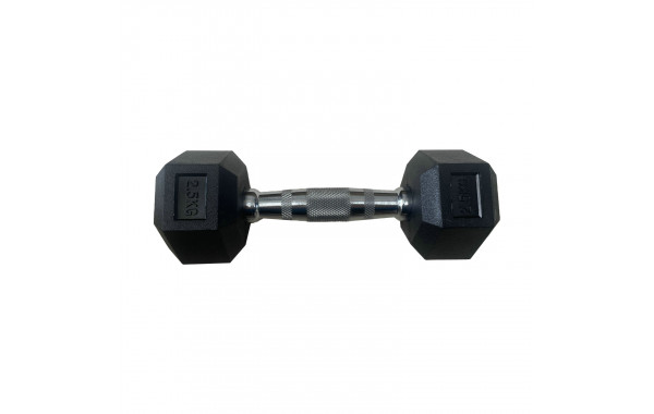 Обрезиненная гексагональная гантель 4кг Inex Hex Dumbbell TF-D2017-4 600_380