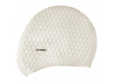 Шапочка для плавания Torres Bobbles, силикон SW-12204WH белый