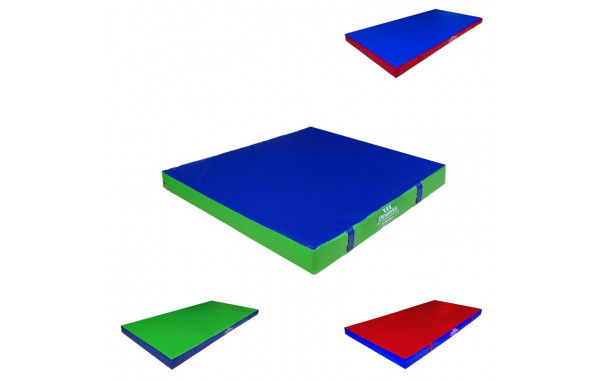 Мат гимнастический 100x100x10см винилискожа (ппу) Dinamika ZSO-000099 600_380