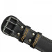 Пояс RDX 4" Leather WBS-4RB черный\золотой 75_75