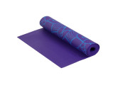 Коврик для фитнеса и йоги Larsen PVC 173х61х0,5см фиолетовый с принтом