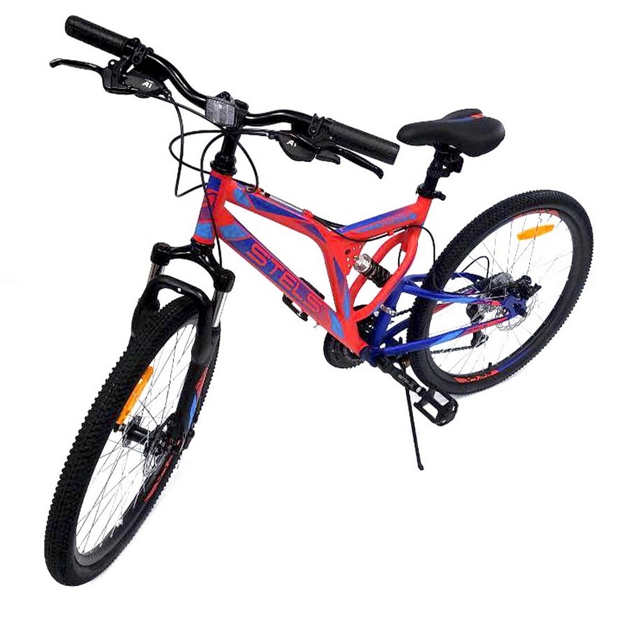 Велосипед 24" Stels Mustang MD V010 Красный неоновый\Синий (м) (LU095563) 048311 1280_1277