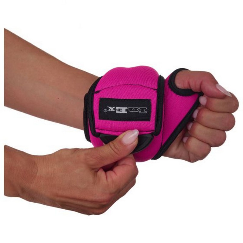 Отягощения для рук и ног 0,5 кг, пара, розовый Inex AW1007 AW1007-0,5 розовый 800_800