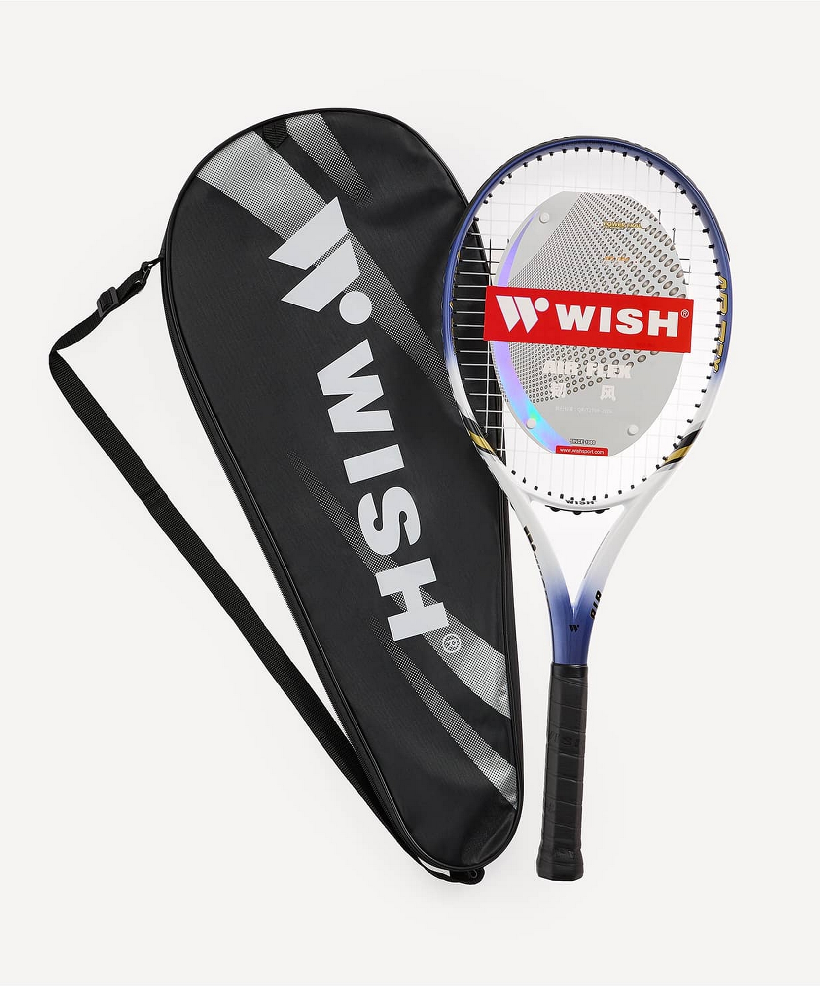 Ракетка для большого тенниса Wish Air Flex 818 27", синий\белый 1663_2000