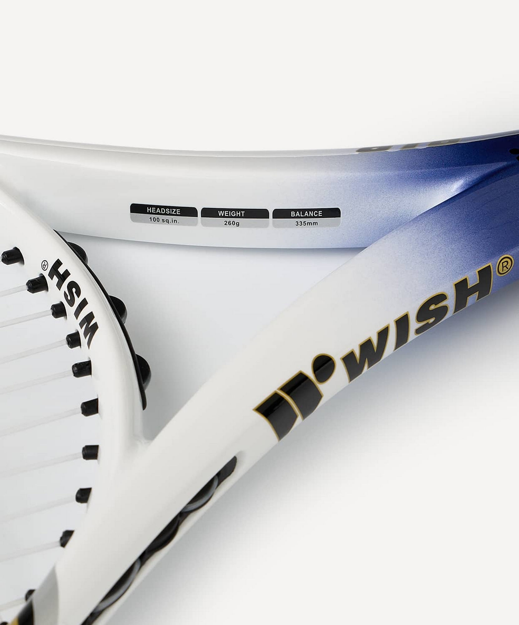 Ракетка для большого тенниса Wish Air Flex 818 27", синий\белый 1663_2000