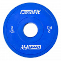 Диск обрезиненный цветной d51мм, 2кг Profi-Fit 120_120