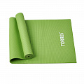 Коврик для йоги Torres Comfort 6 PVC 6 мм, нескользящее покрытие YL10036 зеленый 120_120