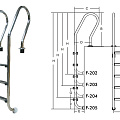 Лестница для бассейнов серии F F202 ПТК Спорт 021-0531 120_120