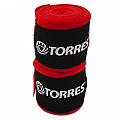 Бинт боксерский эластичный Torres PRL62018R, длина 2,5 м, ширина 5 см, 1 пара, красный 120_120
